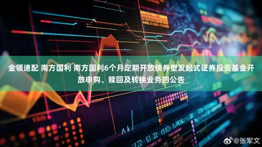 金领速配 南方国利 南方国利6个月定期开放债券型发起式证券投资基金开放申购、赎回及转换业务的公告